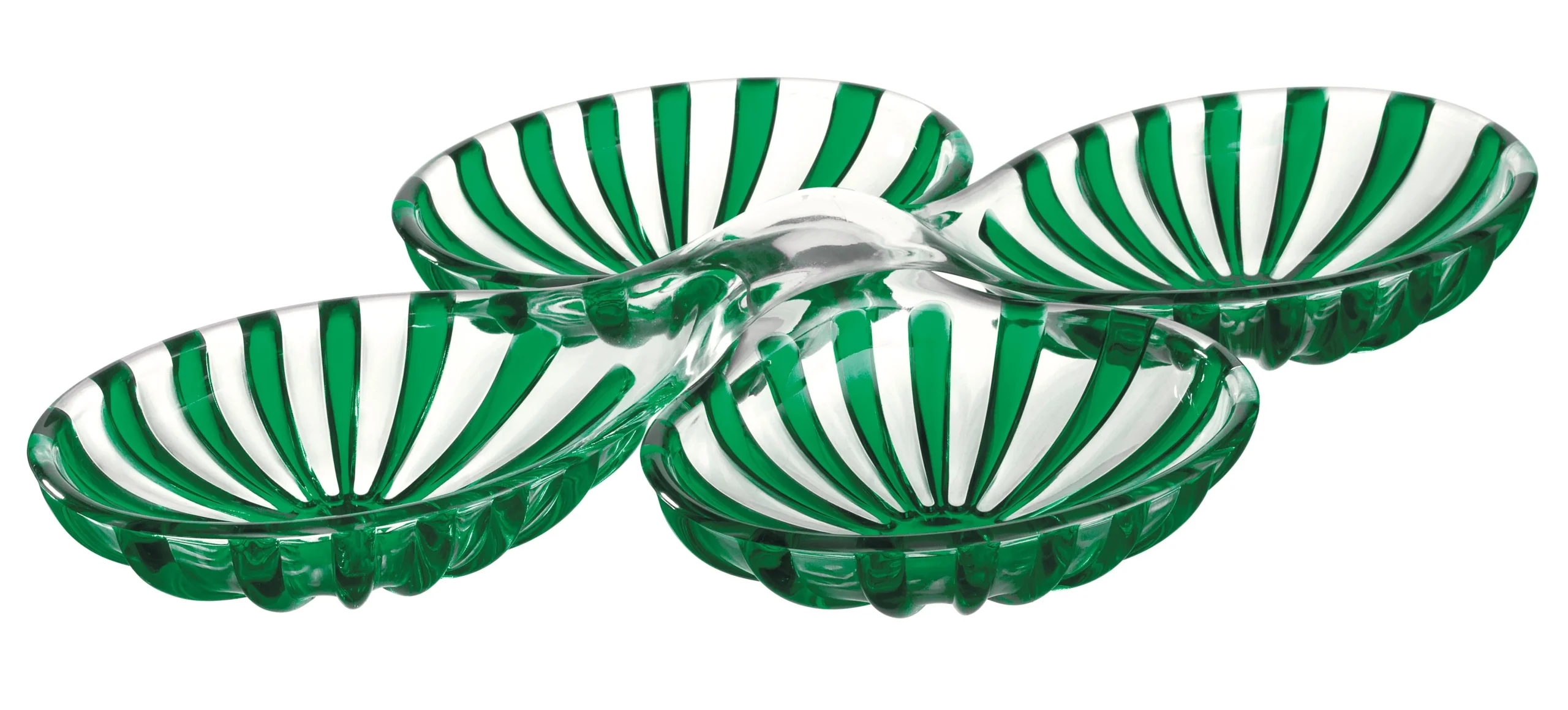 GUZZINI Set 2 Antipastiere Dolce Vita Colore Smeraldo
