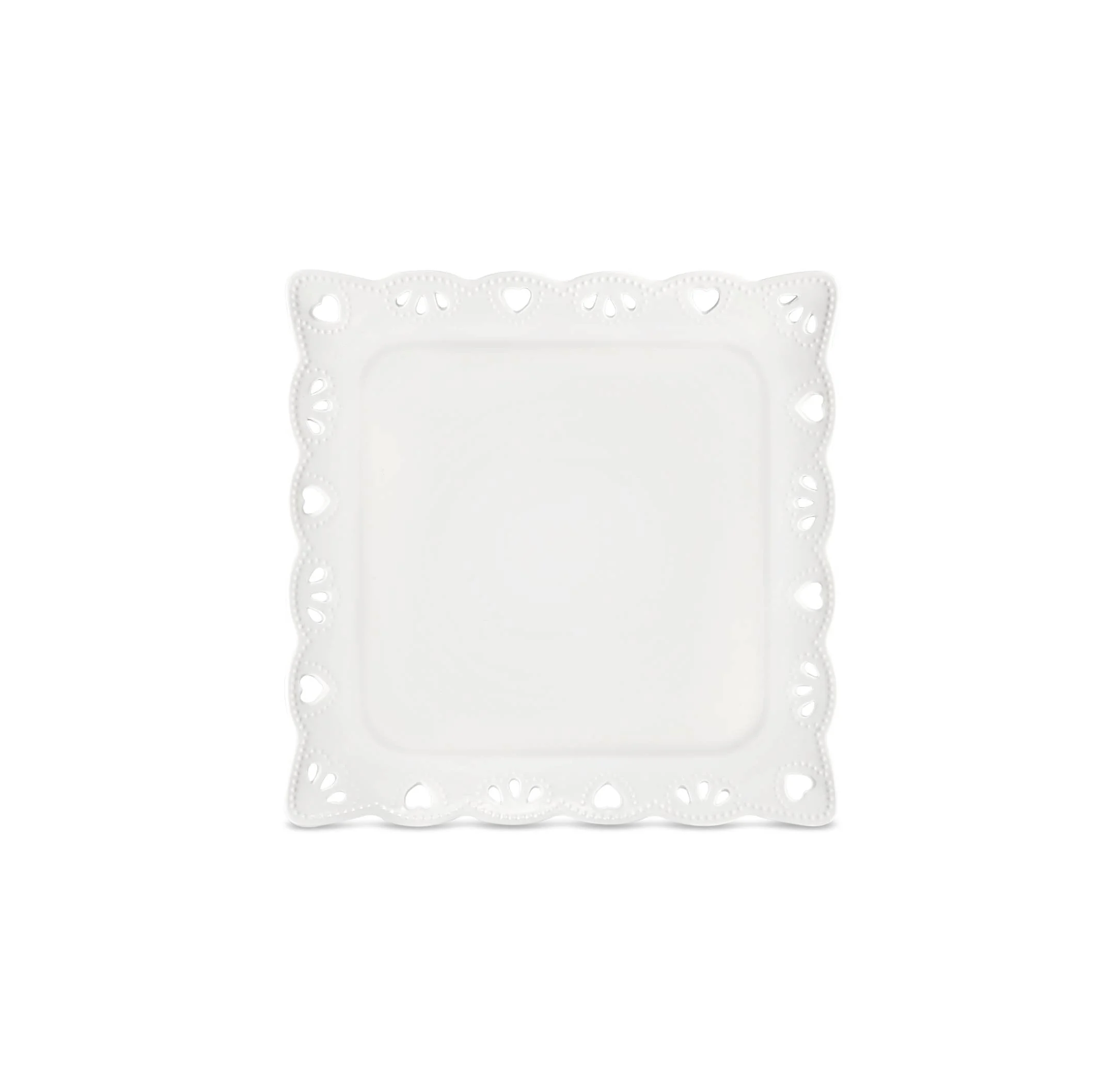 Kaleidos Juliet Vassoio Quadro 31 x 31 Cm Bianco