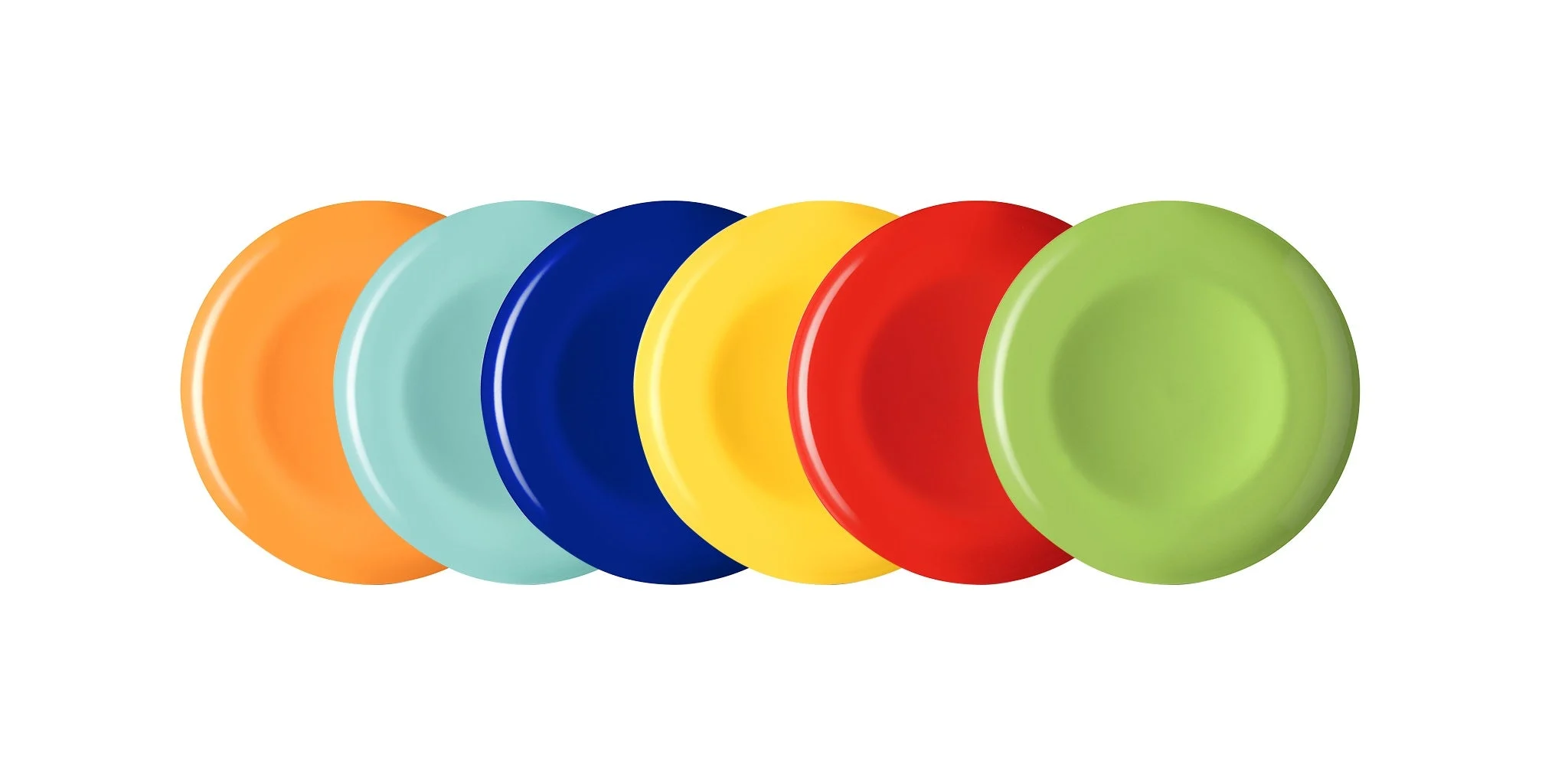 Kaleidos Mitika Piatti Frutta Colormix 6 Pz