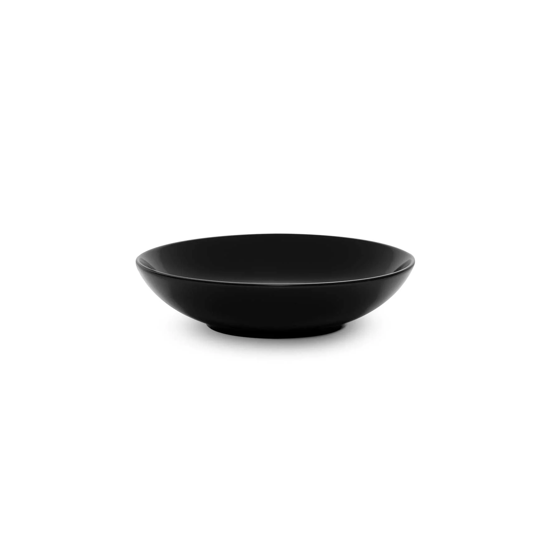 Kaleidos Piatto Fondo D 20,5 Cm Stromboli Nero 1 Pz