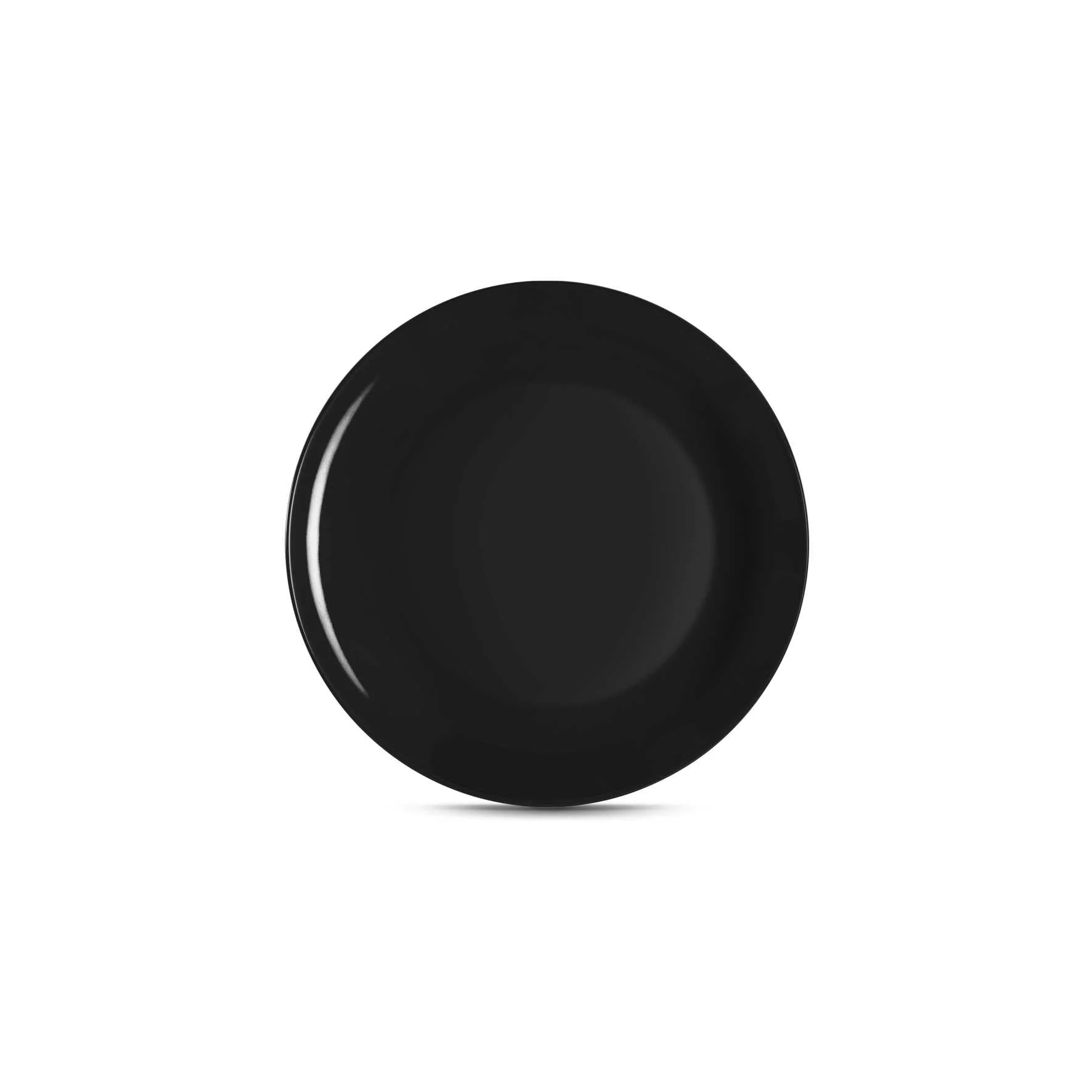 Kaleidos Piatto Frutta D 20,5 Cm Stromboli Nero 1 Pz