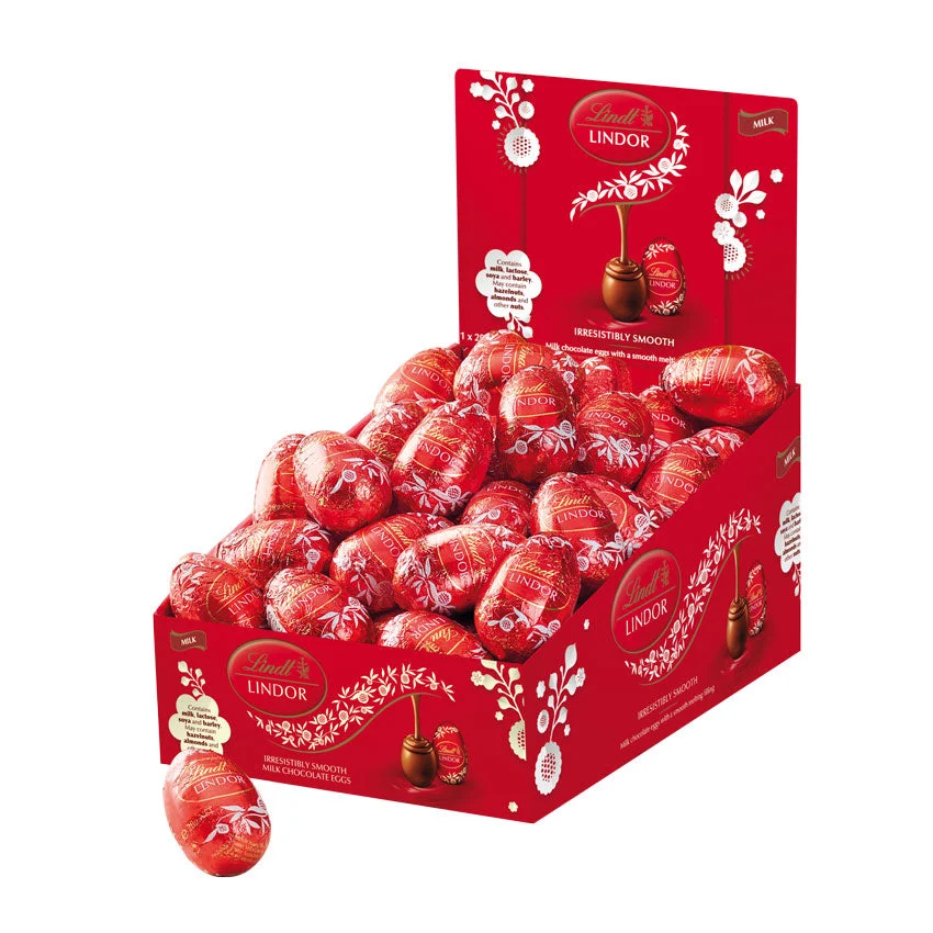 Lindt Maxi Ovetti Lindor al Latte 28 Gr 1 Pz
