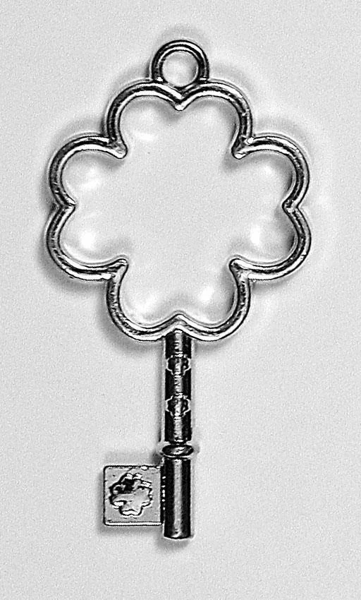 Linea Due Elle Chiave Ciondolo Metallo 10 Pz