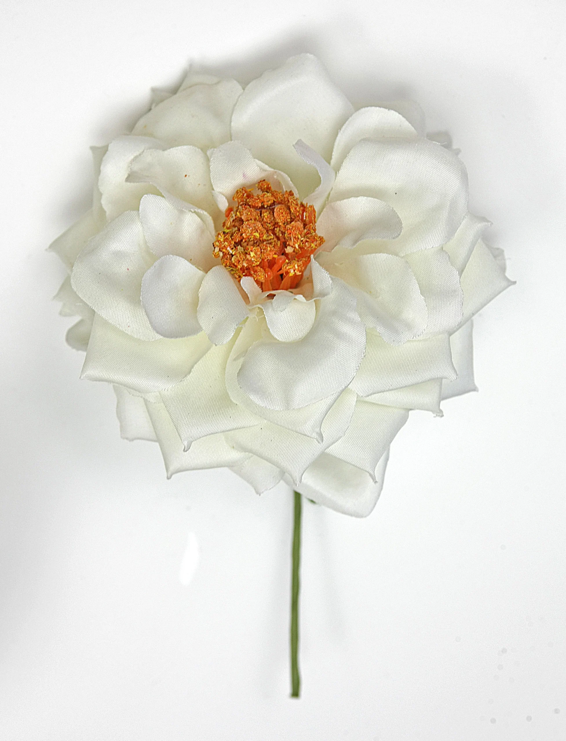 Linea Due Elle Rosa Spray D 11 Cm con Gambo Bianco 6 Pz