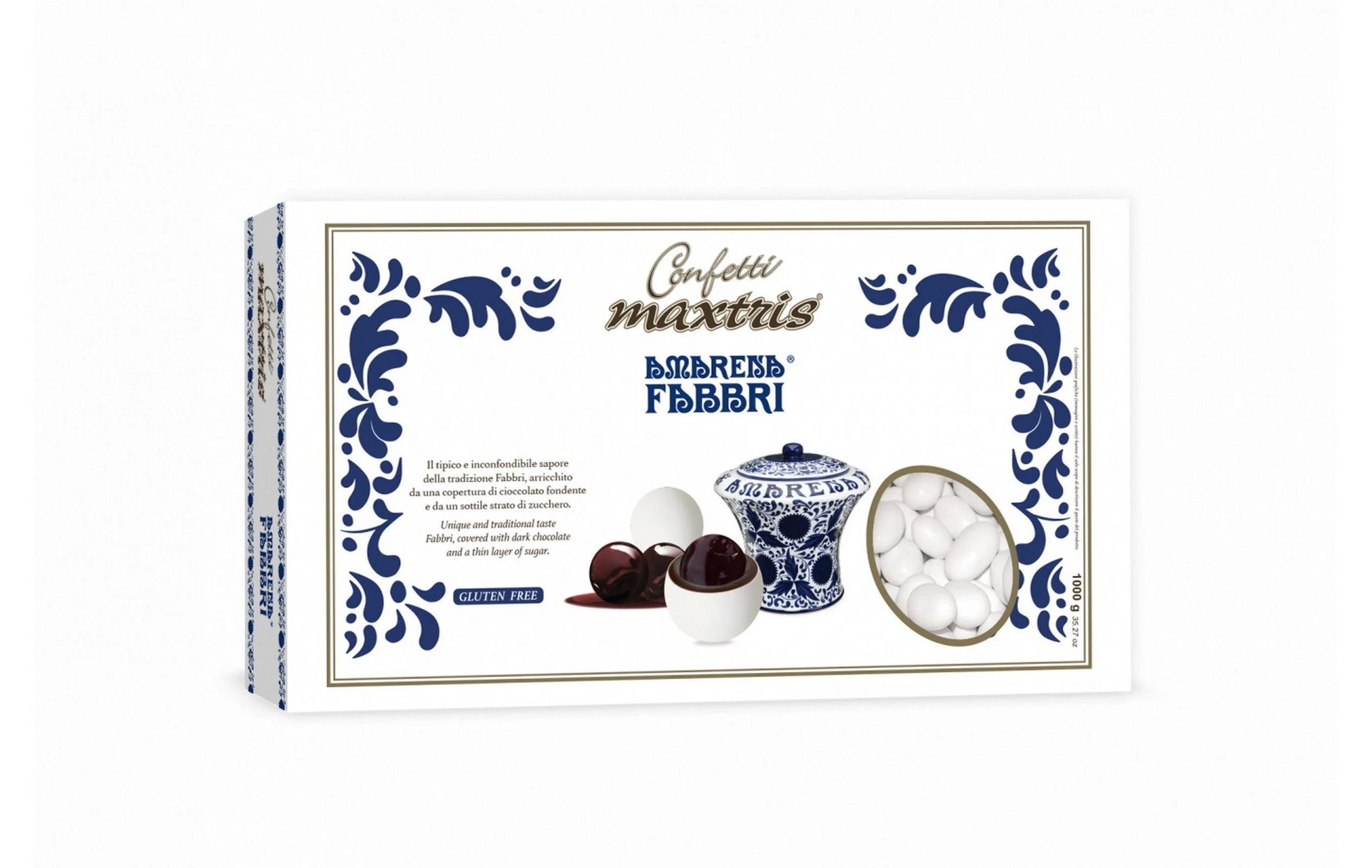 Maxtris Confetti Amarena Fabbri Bianco 1 Kg