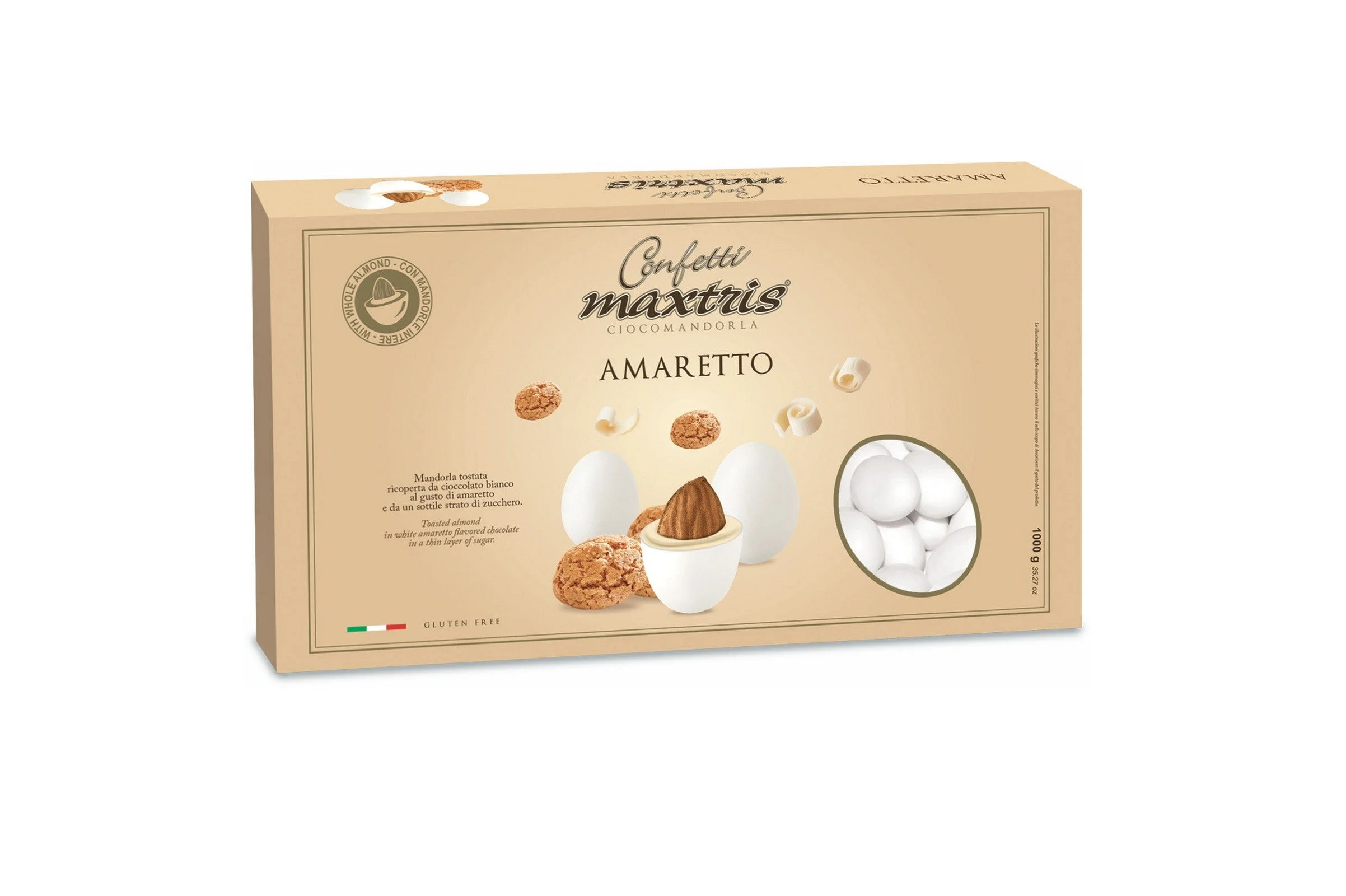 Maxtris Confetti  Ciocomandorla Amaretto 1 Kg La Pasticceria