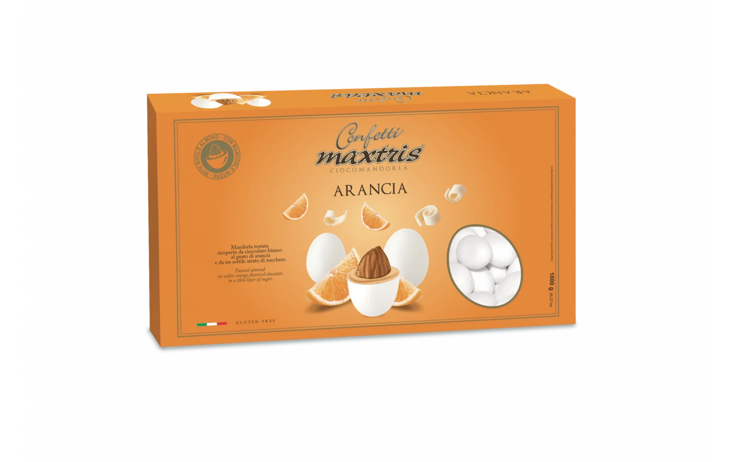 Maxtris Confetti Ciocomandorla Arancia 1 kg La Frutta