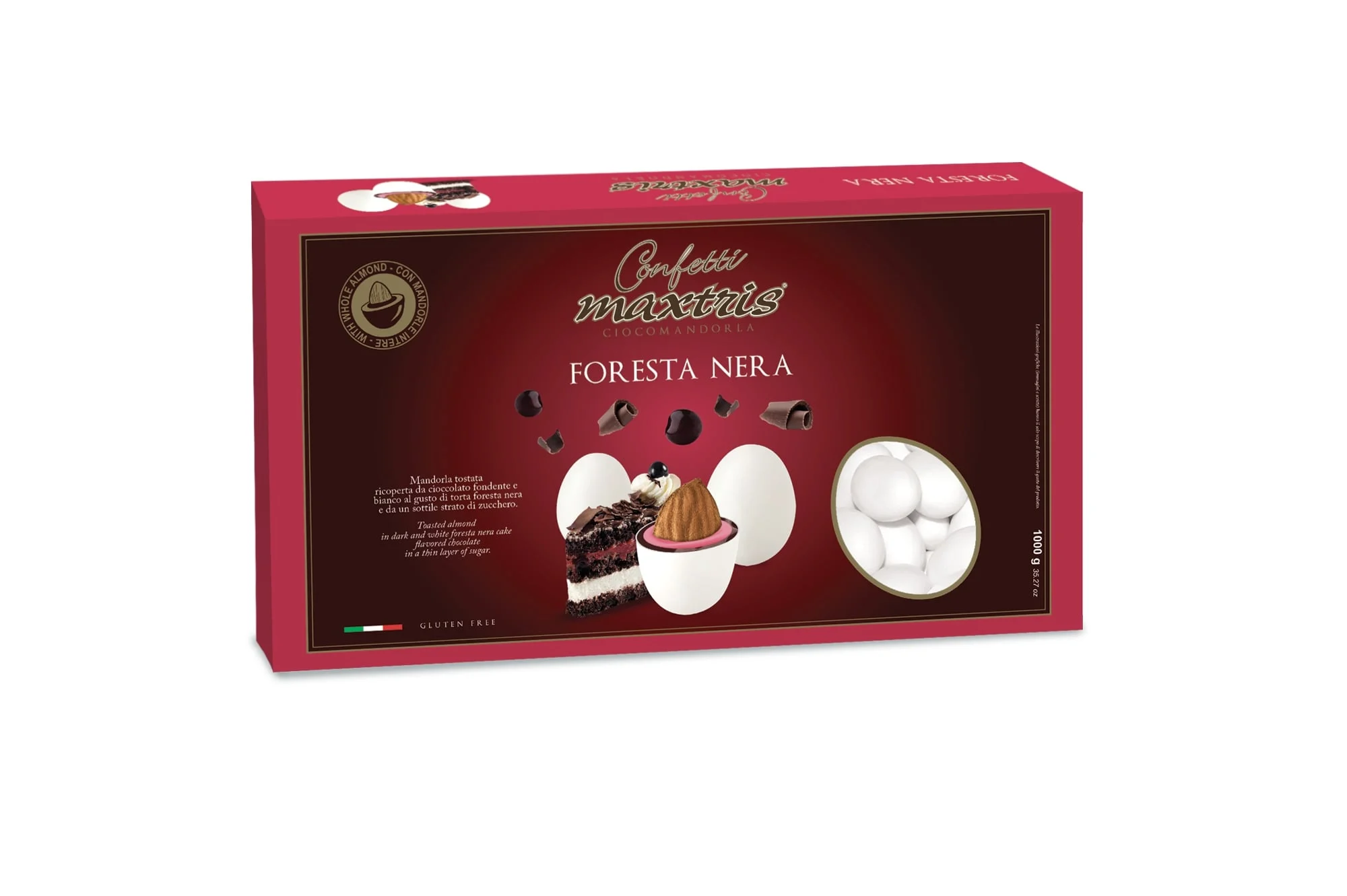 Maxtris Confetti Ciocomandorla Foresta Nera 1 Kg La Pasticceria