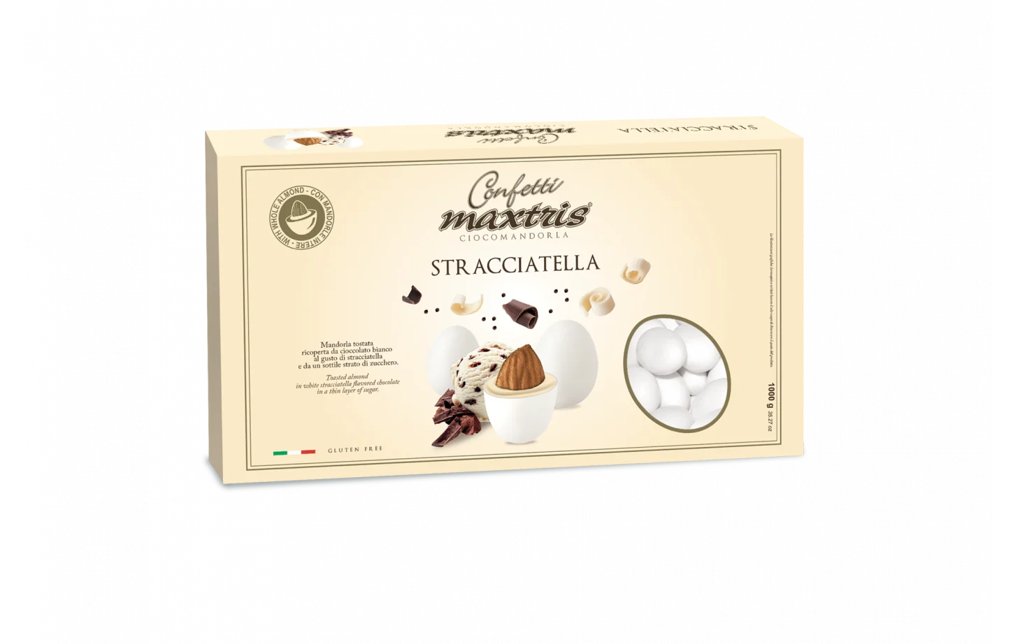 Maxtris Confetti Ciocomandorla Stracciatella 1 Kg La Pasticceria