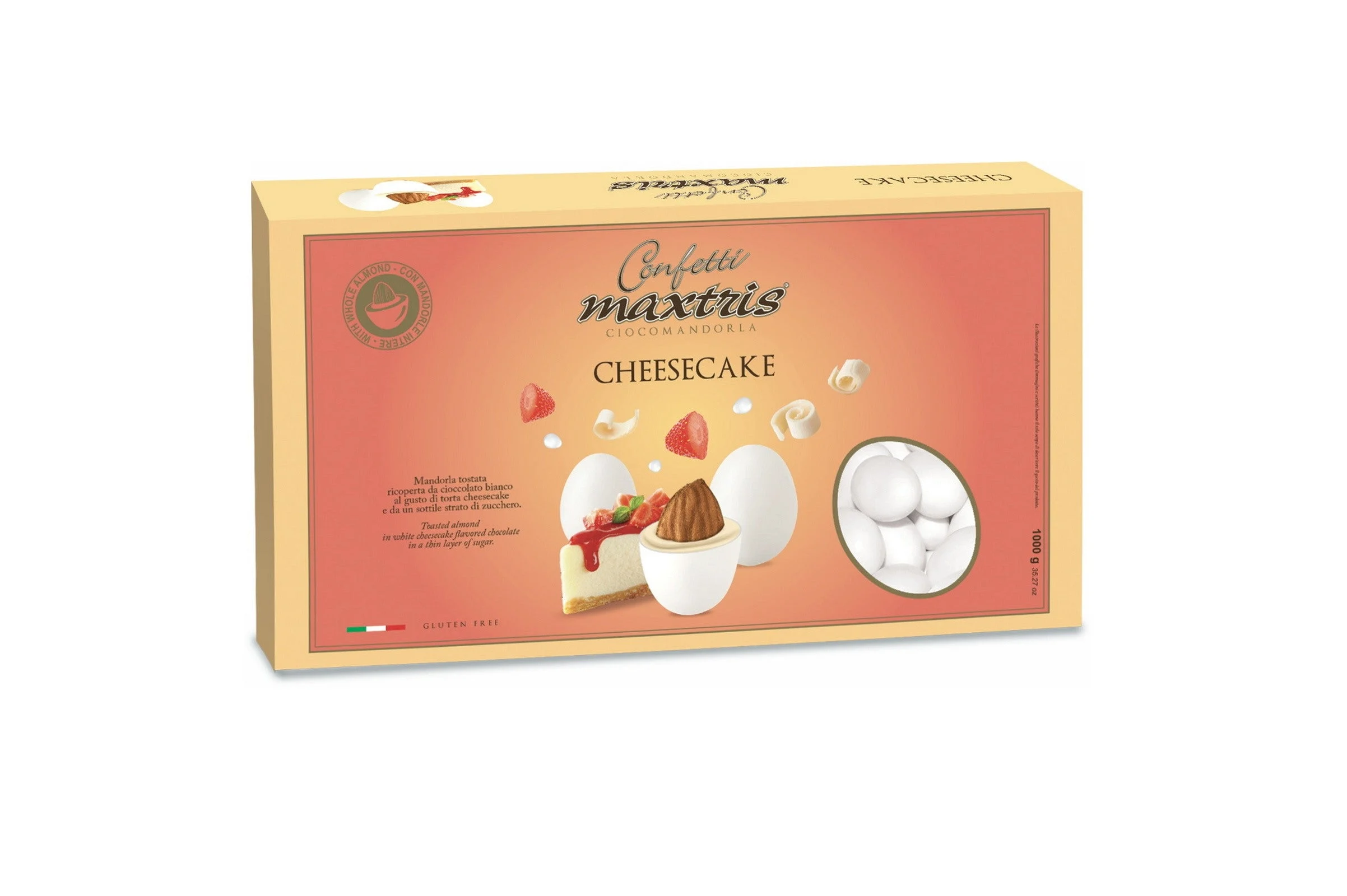 Maxtris Confetti Ciocomandorla Cheesecake 1 kg La Pasticceria