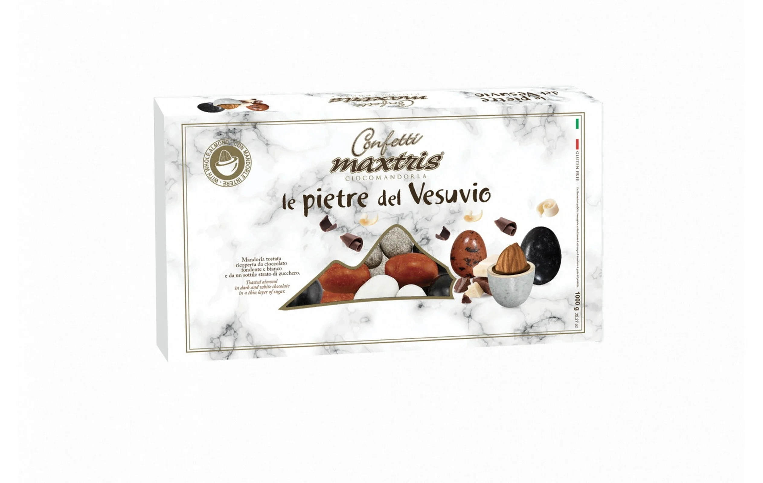 Maxtris Confetti Ciocomandorla Le Pietre del Vesuvio 1 Kg I Mix