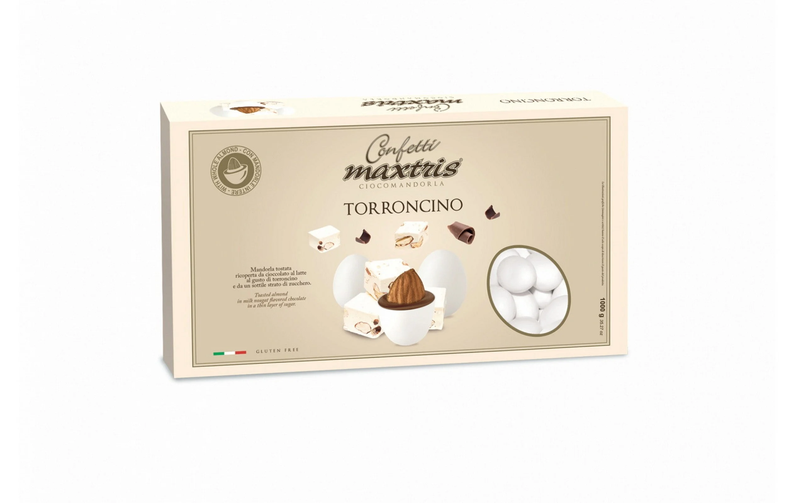 Maxtris Confetti Ciocomandorla Torroncino 1 kg La Pasticceria