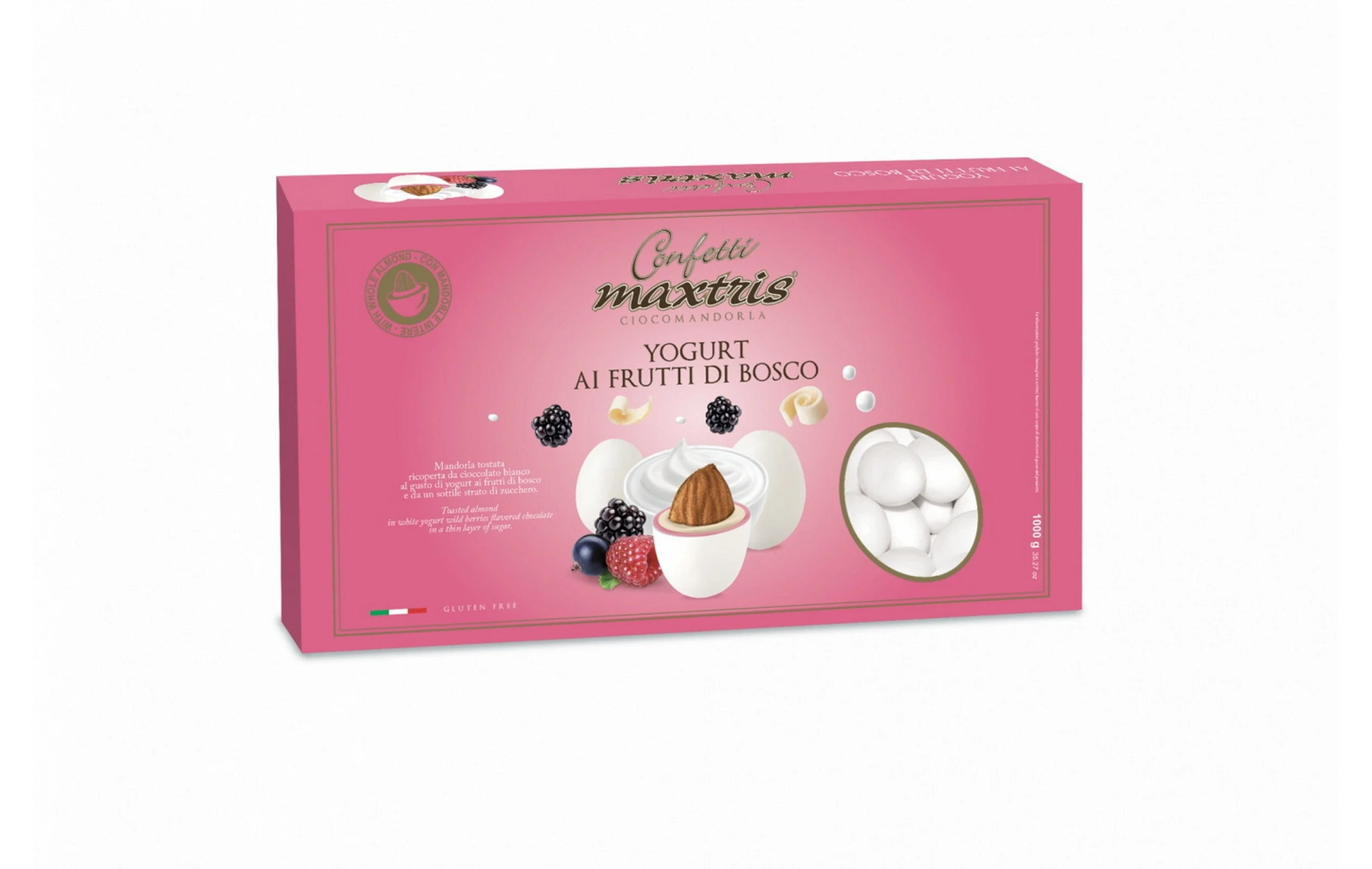 Maxtris Confetti Ciocomandorla Yogurt Frutti di Bosco 1 Kg La Frutta