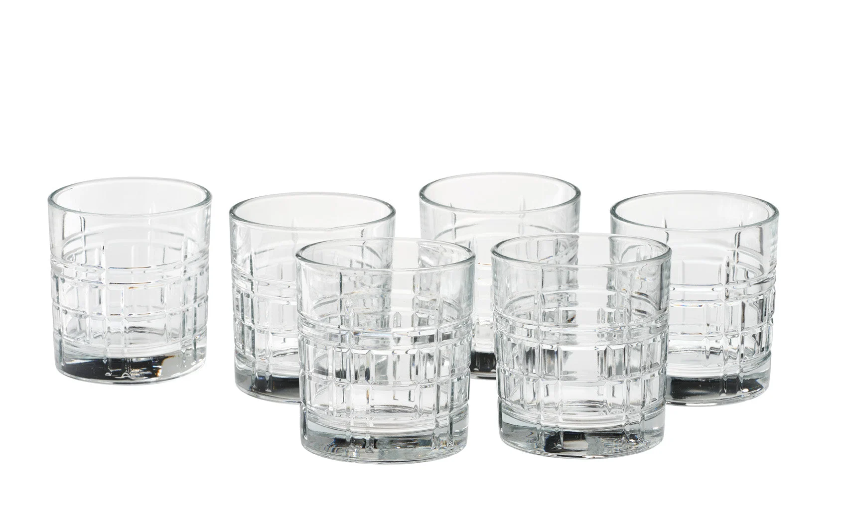 Mopita Seul Set 6 Bicchieri Bibita 325 Ml Vetro Trasparente