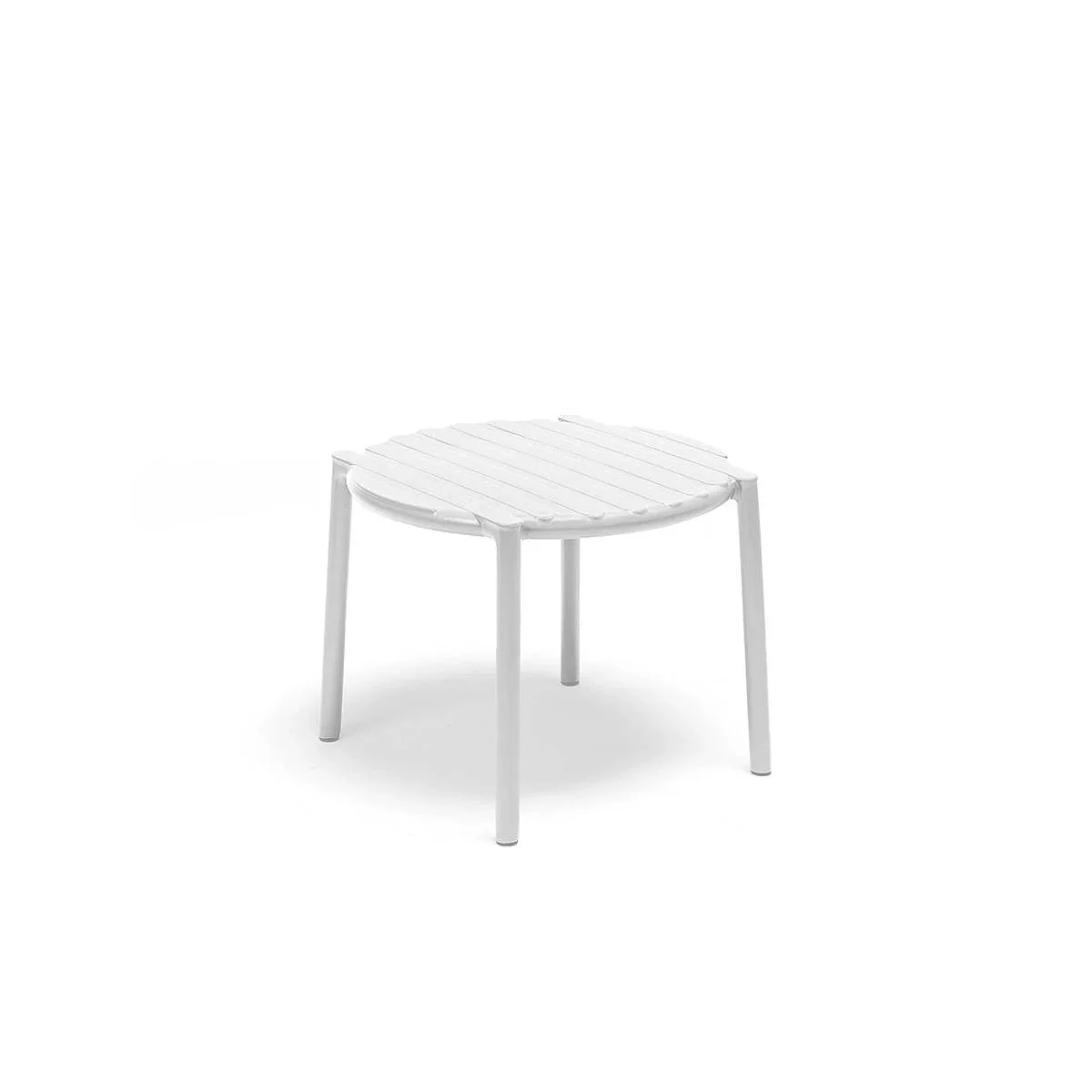 Nardi Tavolino Doga Table Bianco Polipropilene Rotondo Ø49,5