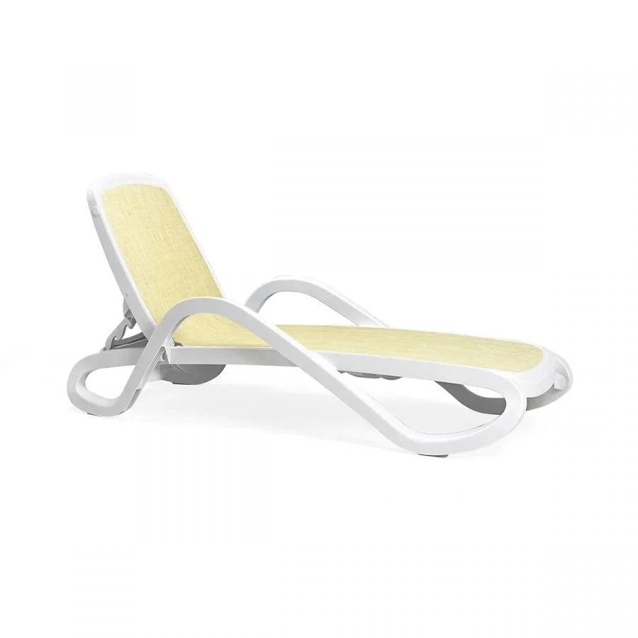 Nardi Lettino Alfa Bianco Beige