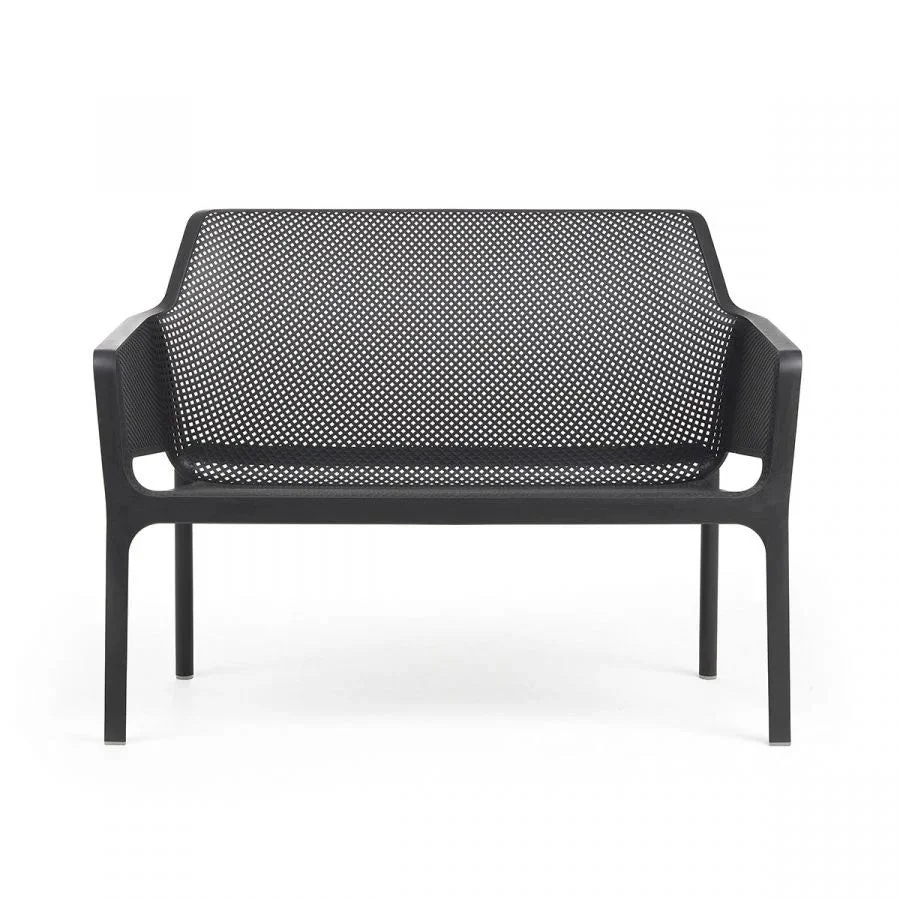 Nardi Panchina Net Bench Antracite Polipropilene 116 cm Due Posti