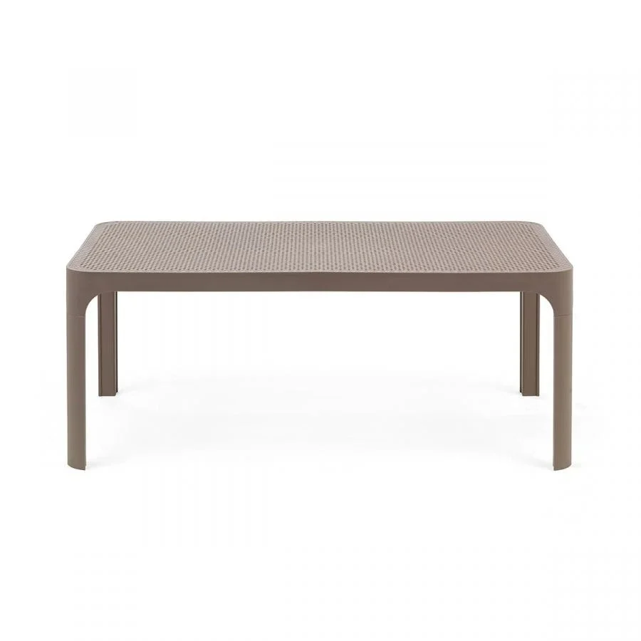 Nardi Tavolino Net Table Tortora Polipropilene 100×60 Lounge