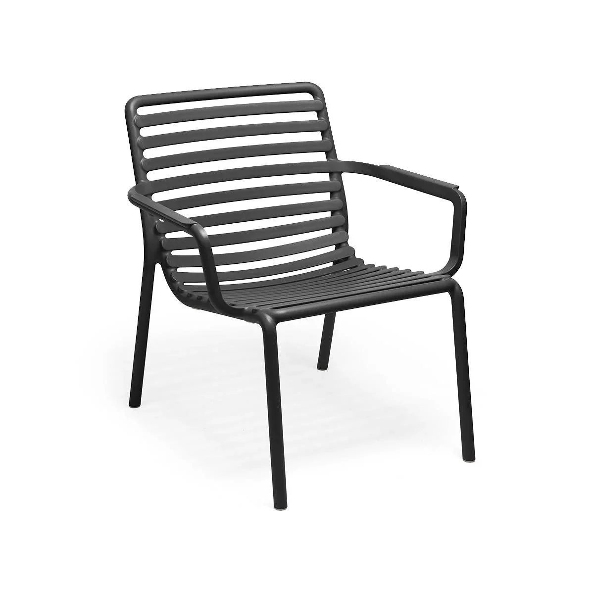 Nardi Sedia Doga Relax Braccioli Antracite Impilabile