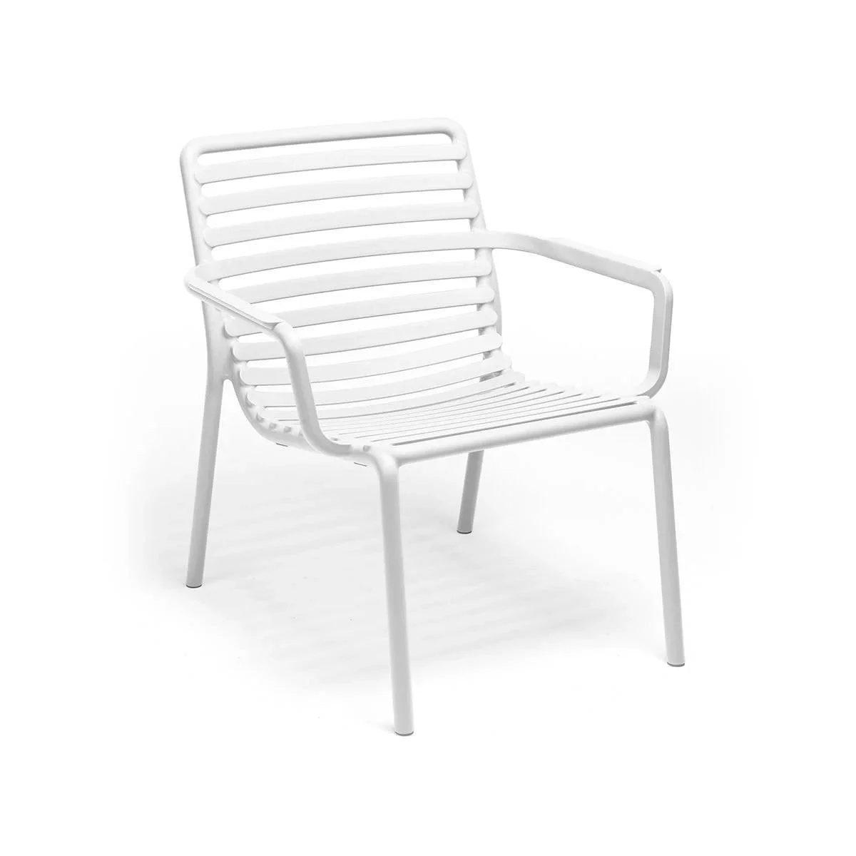 Nardi Sedia Doga Relax Braccioli Bianco Impilabile
