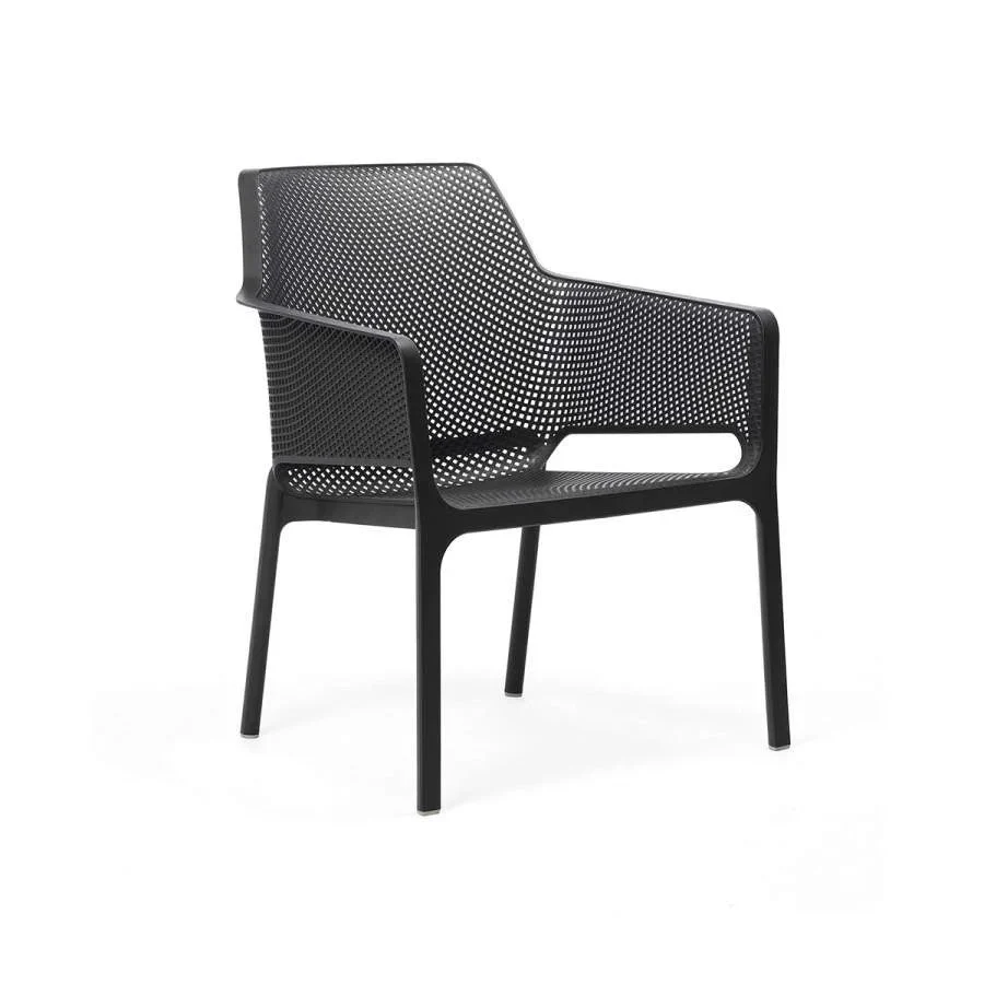 Nardi Sedia Net Relax Antracite Impilabile