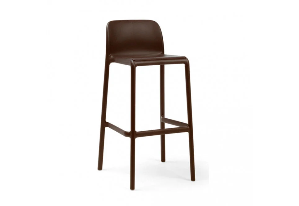 Nardi Sgabello Faro Caffè Opaco Polipropilene H76 cm