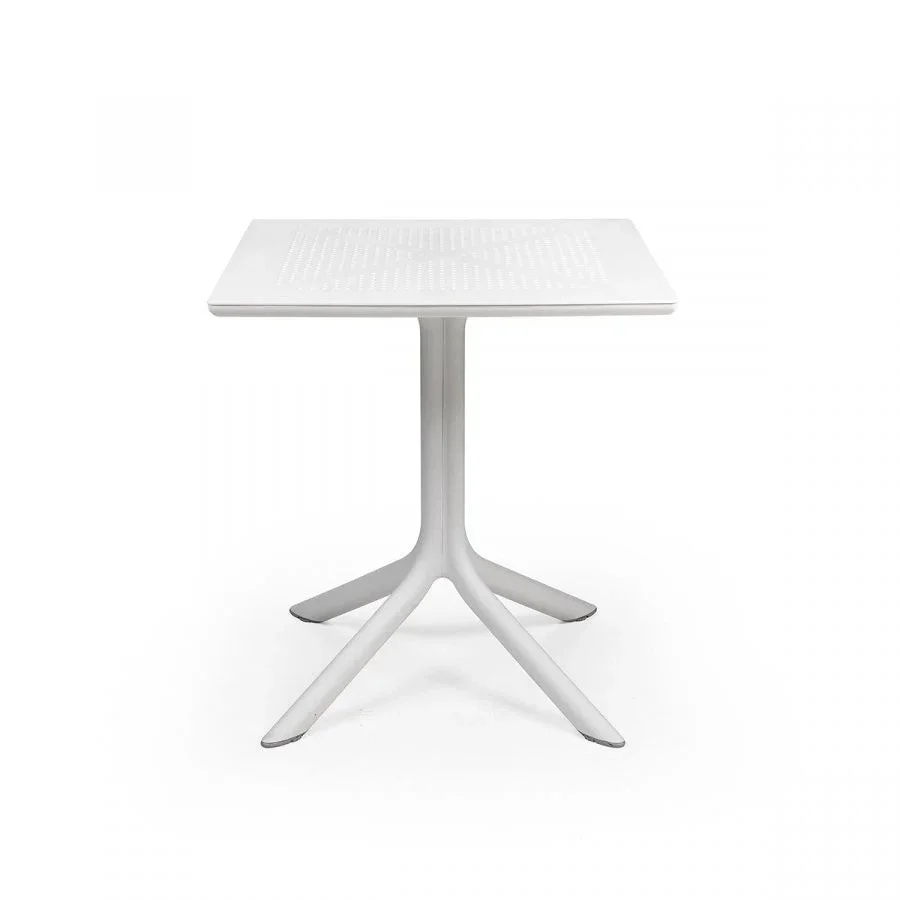 Nardi Tavolo Clip 70 Bianco Quadrato