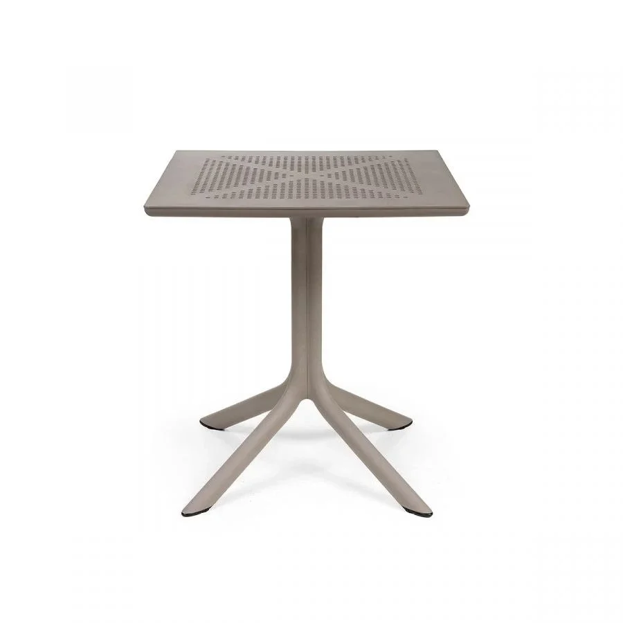 Nardi Tavolo Clip 70 Tortora Quadrato