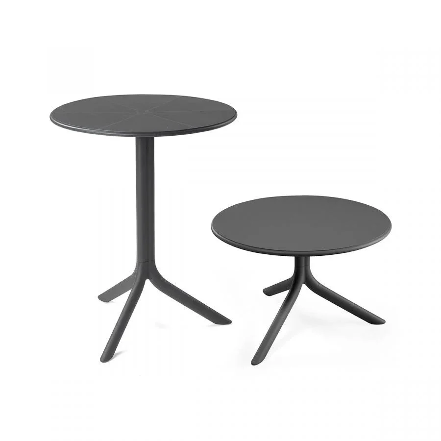 Nardi Spritz Tavolo Rotondo Antracite Polipropilene Ø 60,5 cm