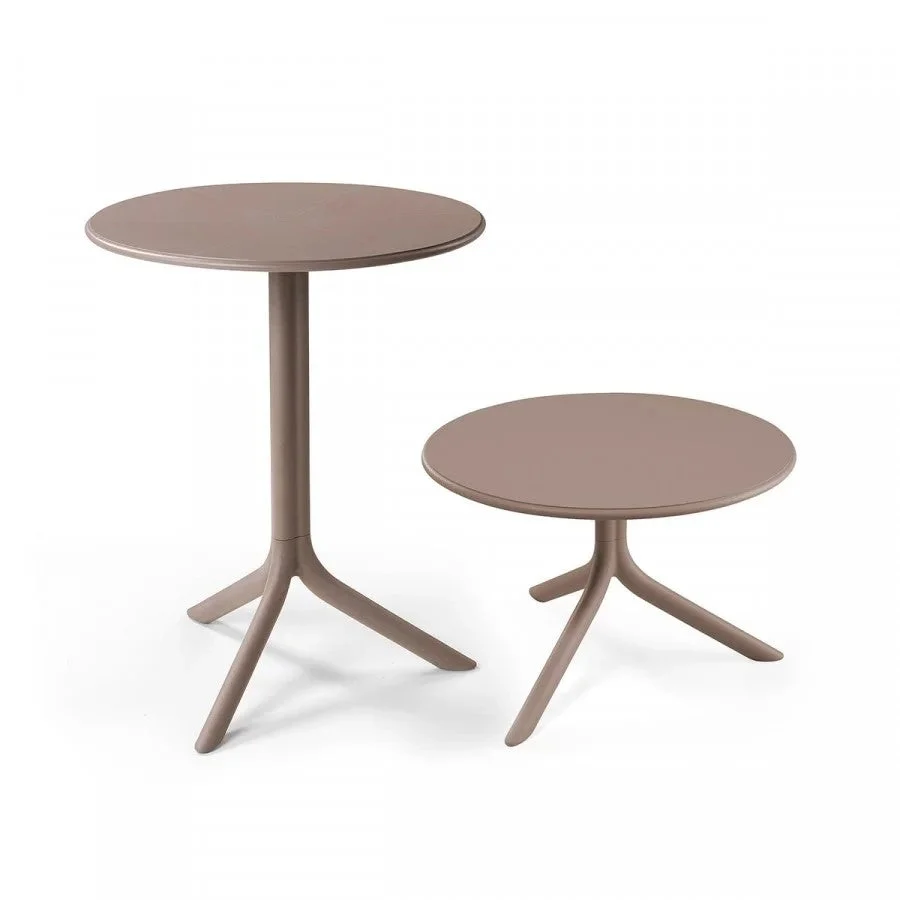 Nardi Spritz Tavolo Rotondo Tortora Polipropilene Ø 60,5 cm