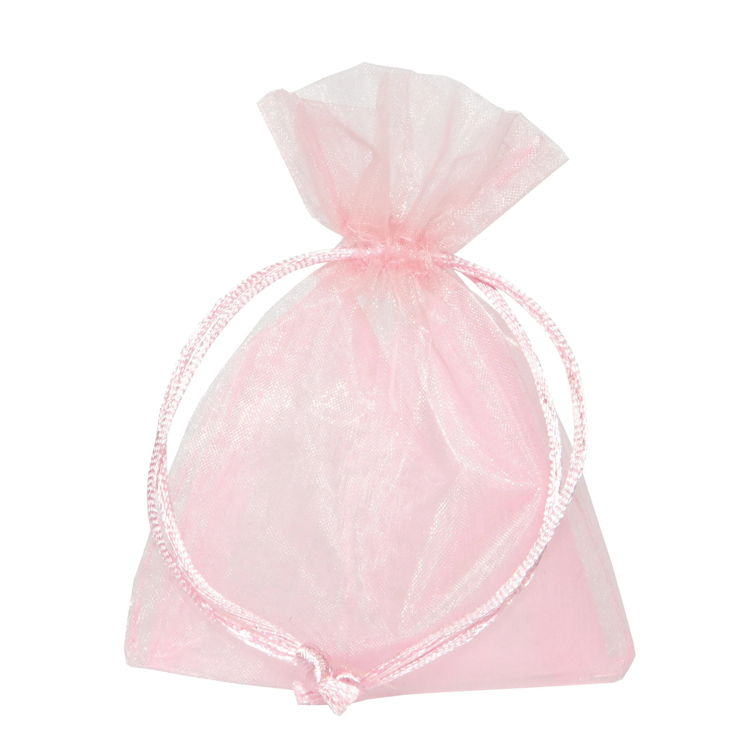 Piovaccari Busta Organza Rosa 7.5 x 10 cm 10 Pz