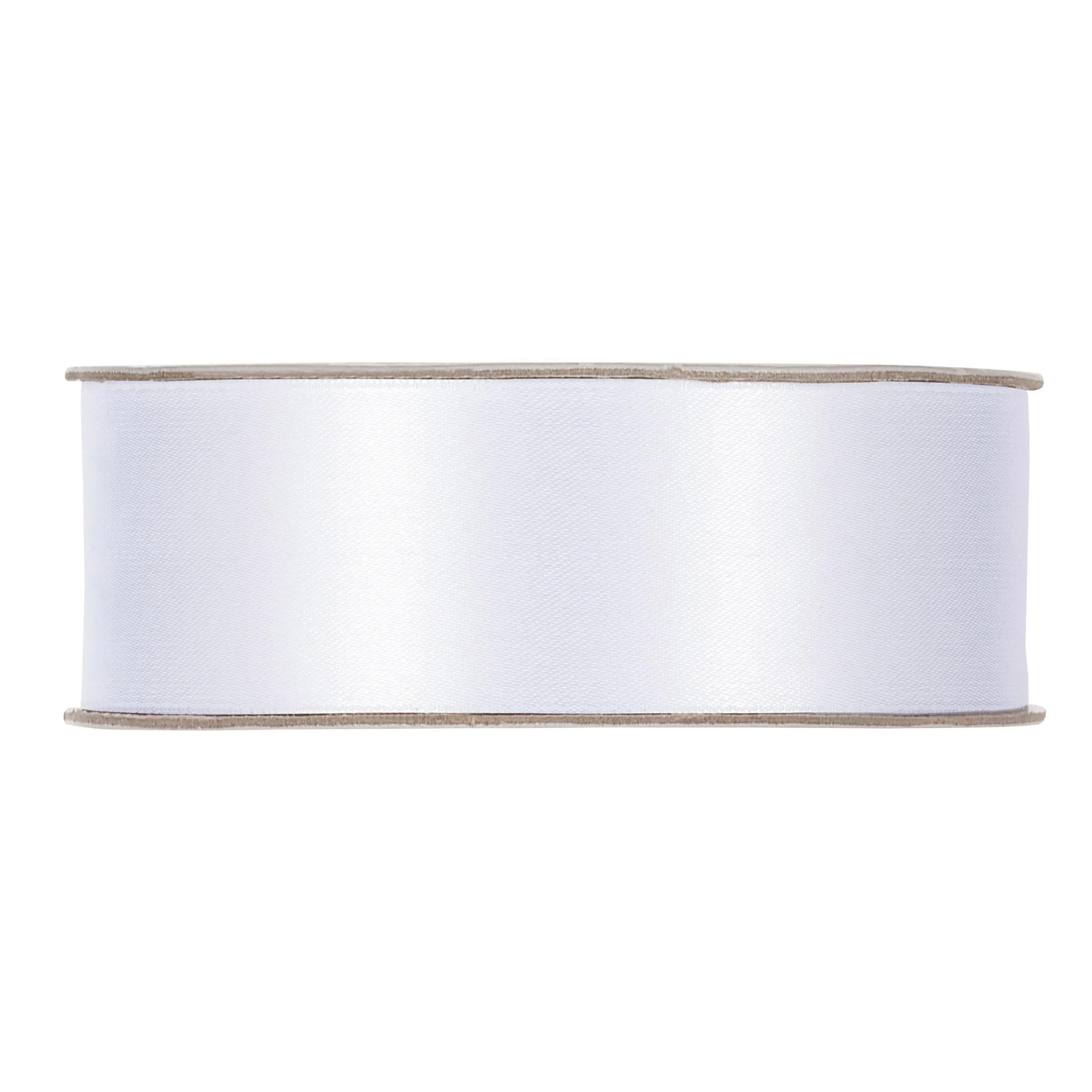 Piovaccari Nastro Raso 25 Mm 50 Mt Colore Bianco