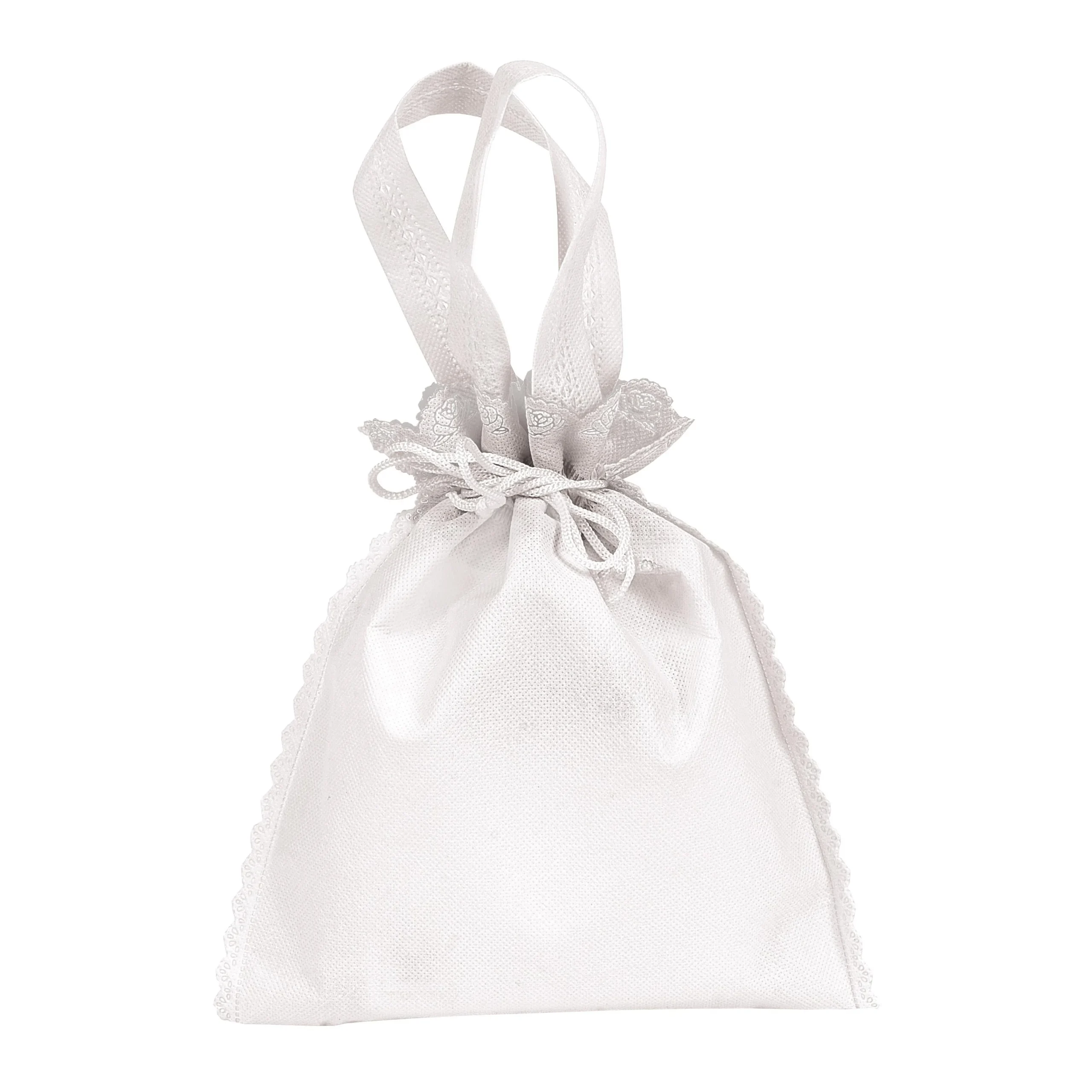 Piovaccari Sacchetto Toffy Cm 21 x 25 H Bianco
