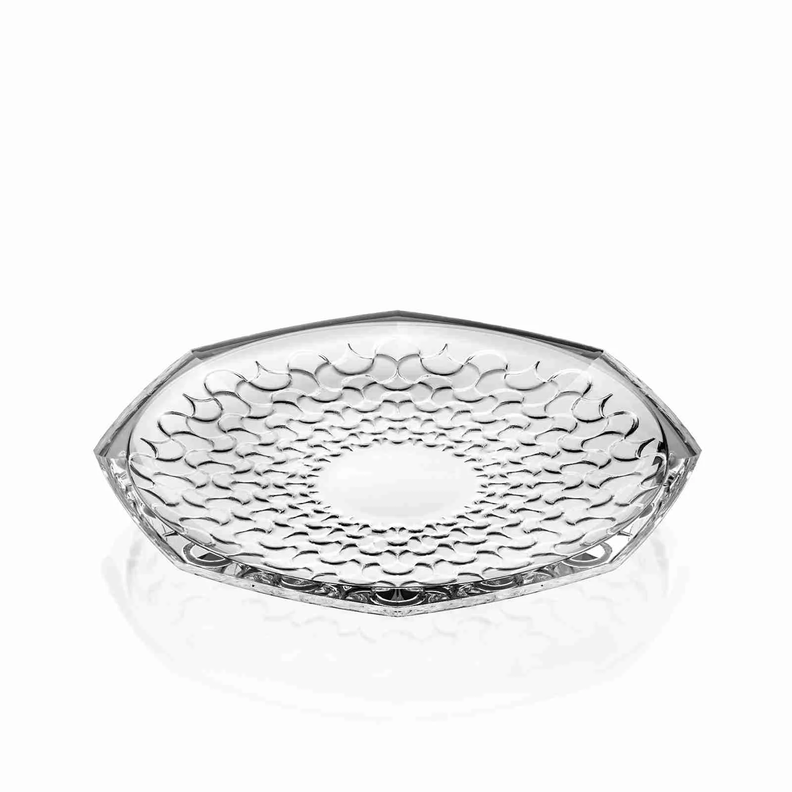 RCR Cristalleria Italiana Arabesque - Centrotavola in Cristallo H 24 cm D 300 mm