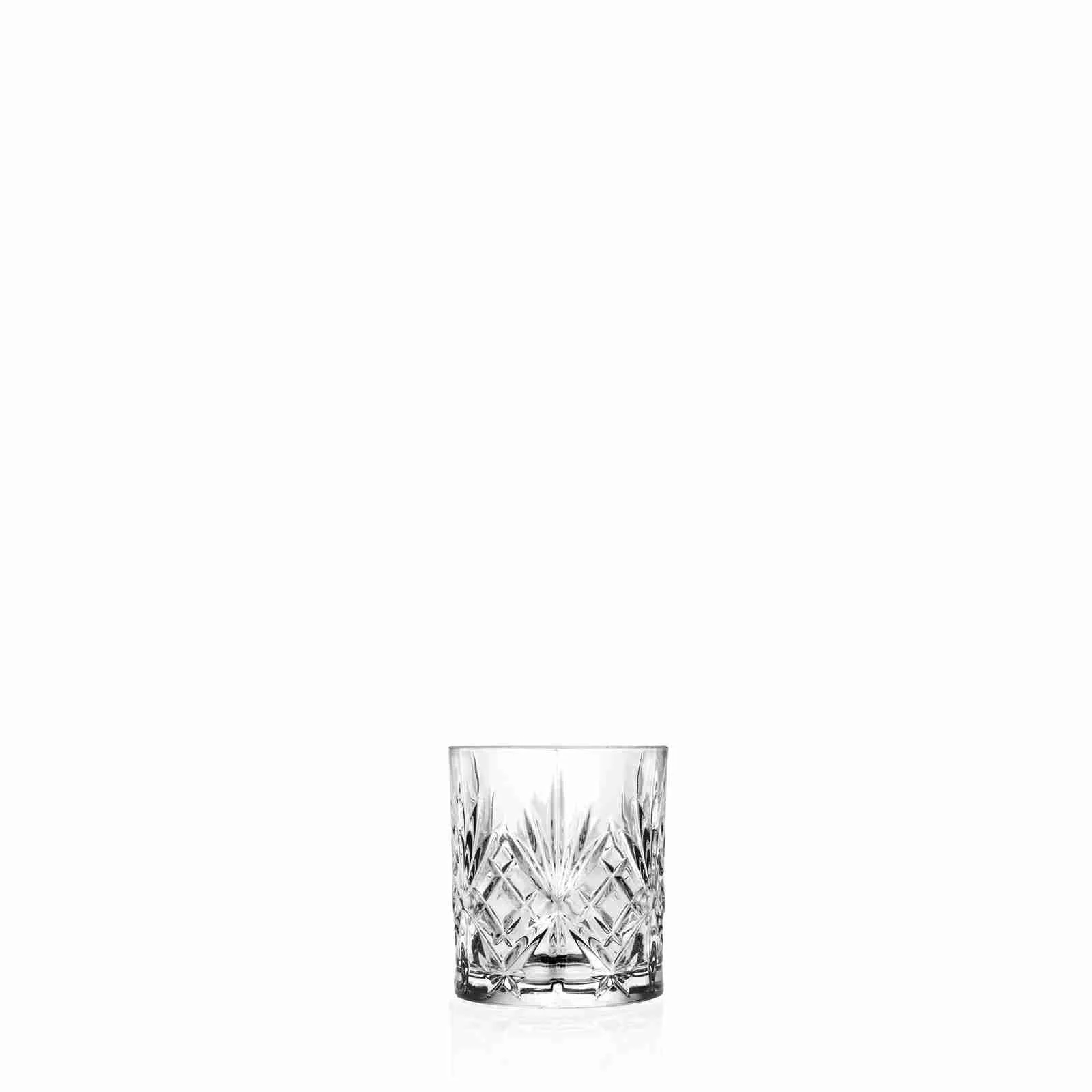 RCR Cristalleria Italiana Bicchiere Melodia Liqueur 8 Cl 6 Pz
