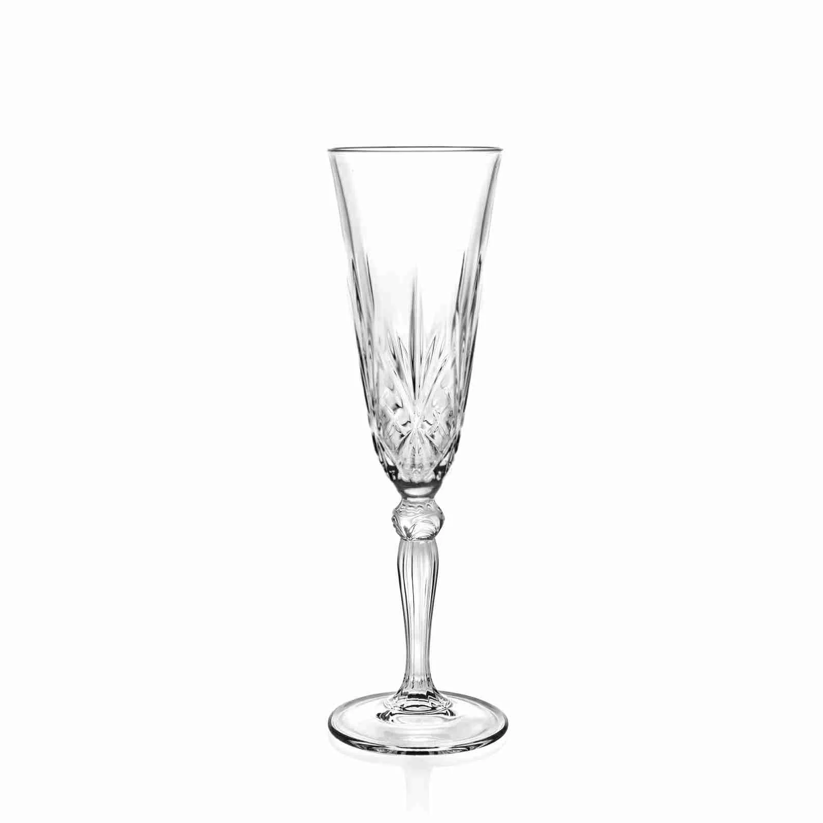 RCR Cristalleria Italiana Calice Melodia Flute 16 Cl 6 Pz