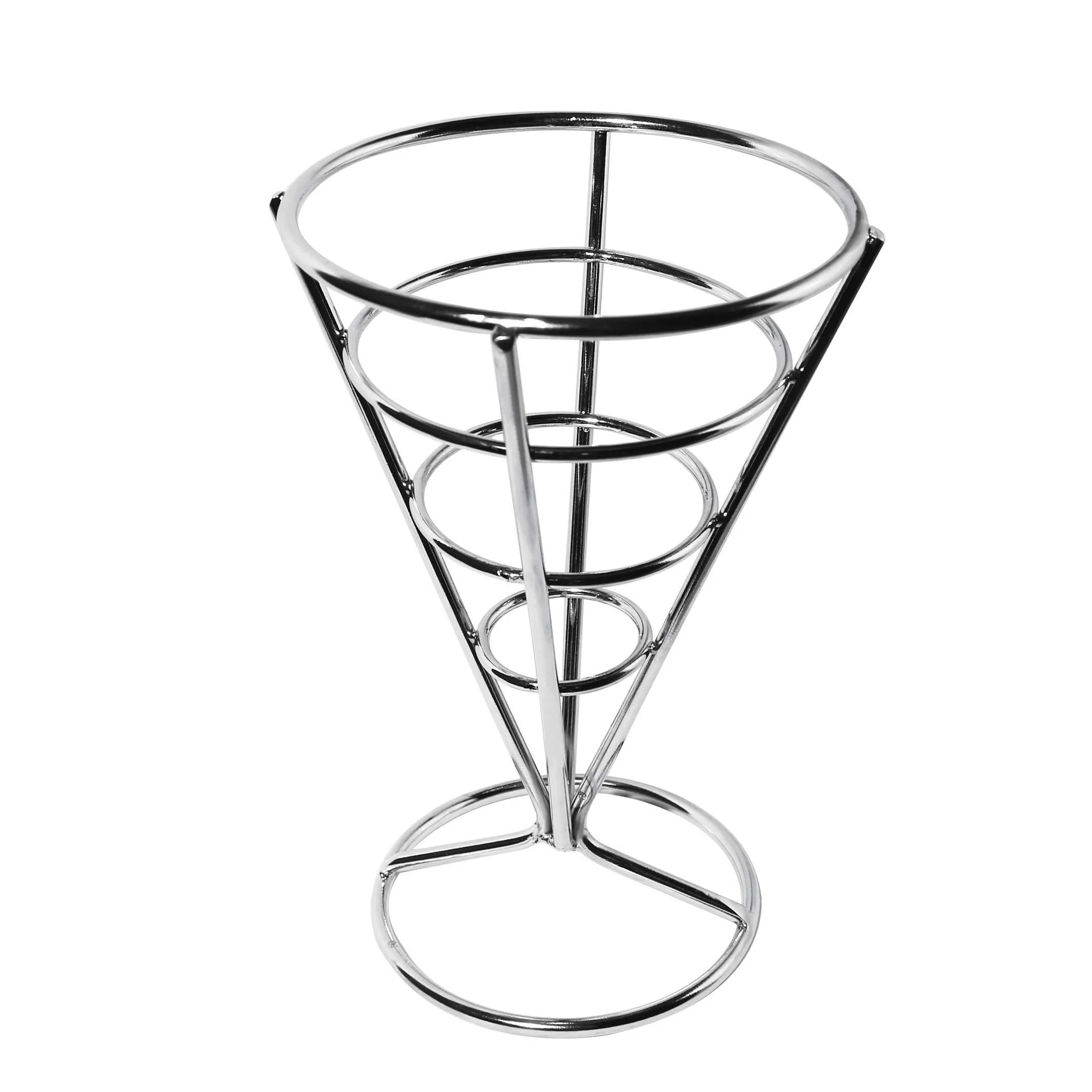 Salvinelli Cestino Frittura Conico D 10 Cm H 15 Cm Acciaio