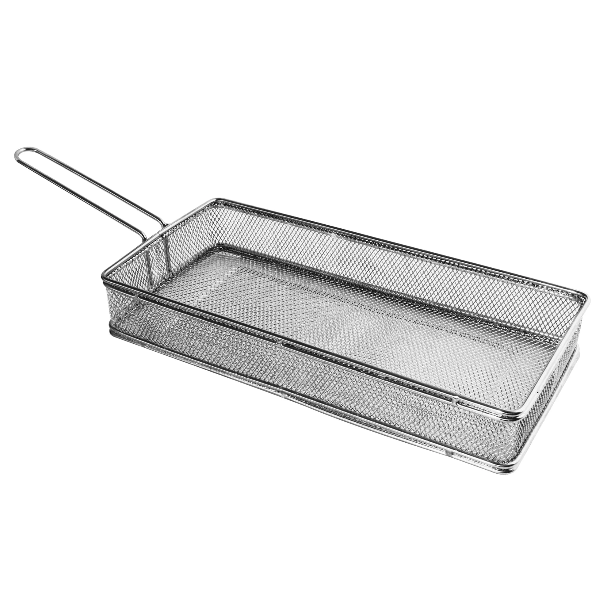 Salvinelli Cestino Frittura Rettangolare 27 x 13 x 4,5 Cm Acciaio