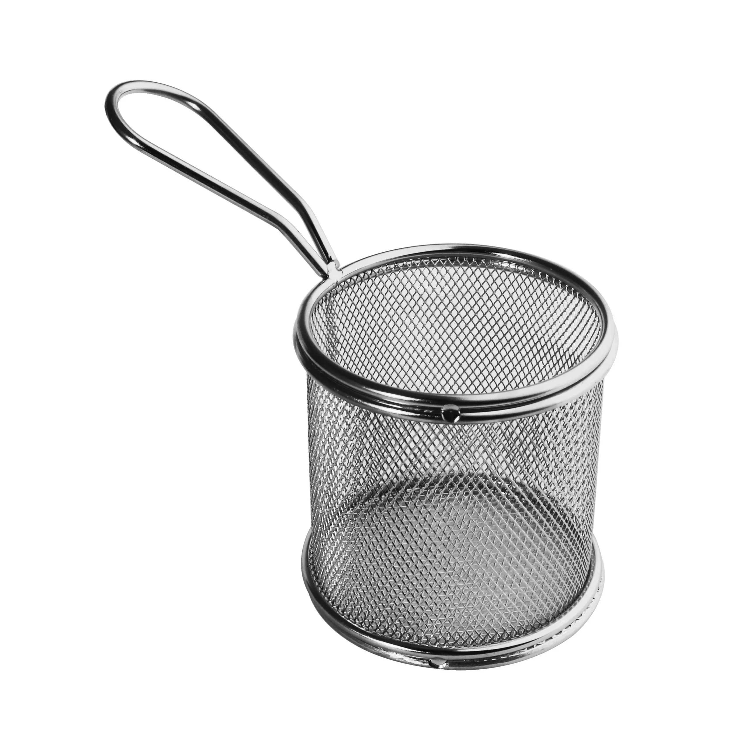 Salvinelli Cestino Frittura Tondo 9 x 9 Cm Acciaio