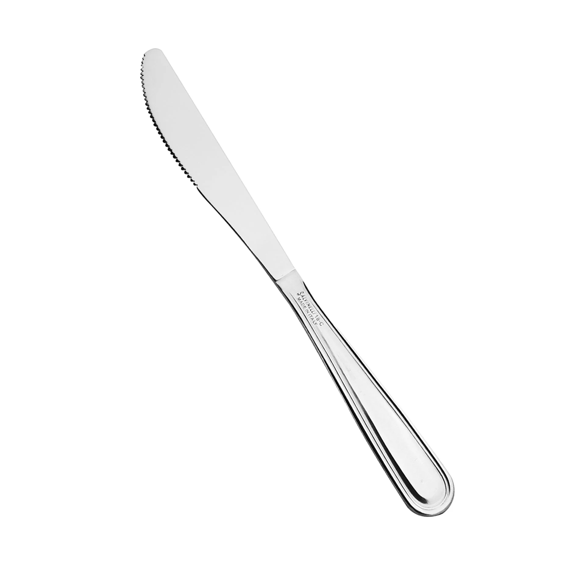 Salvinelli Coltello Tavola Modello Cambridge 202 Mm Acciaio 12 Pz