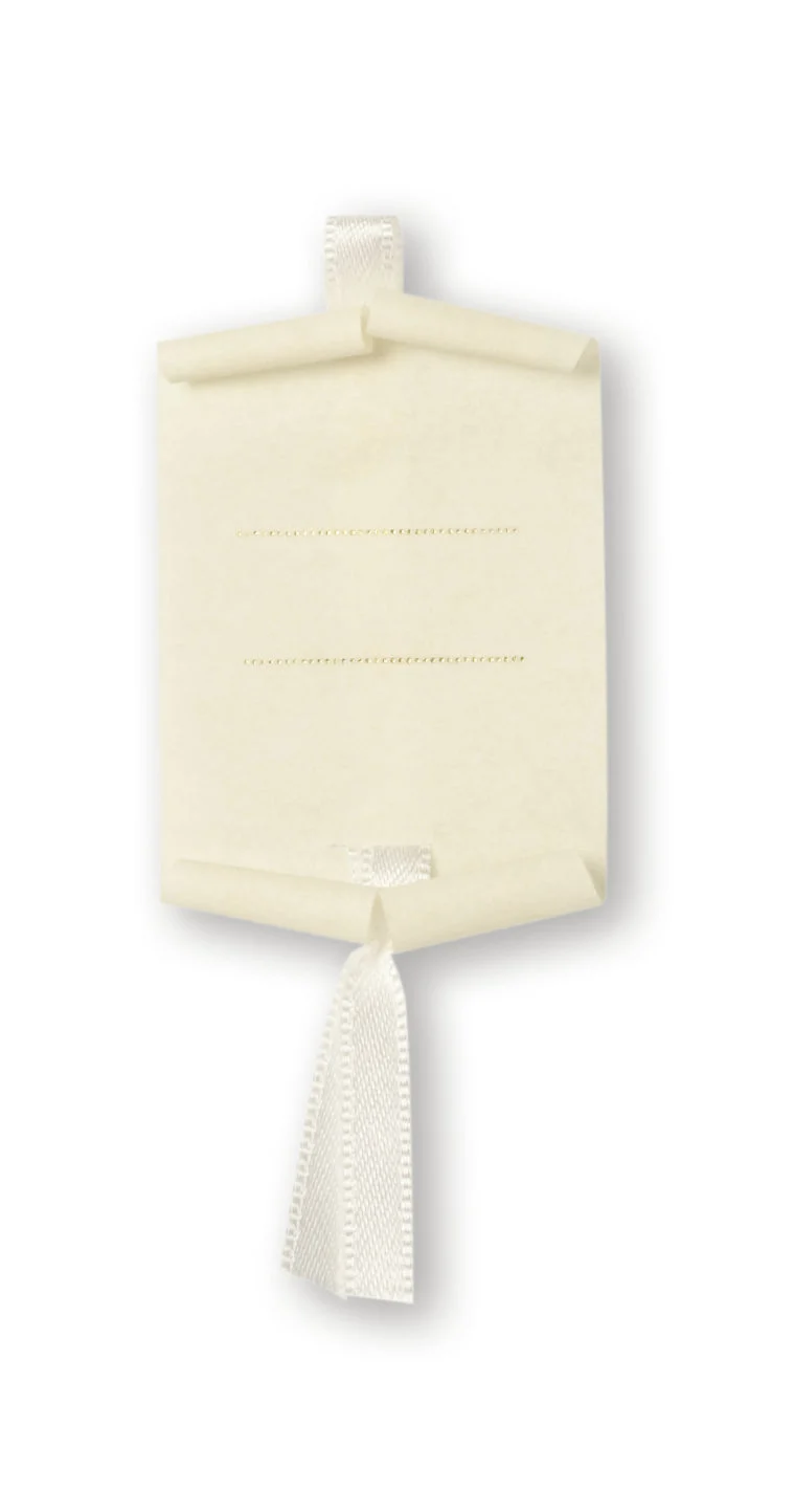 Saul Sadoch Pergamenina Neutra 4 x 7 Cm Bianco 50 Pz