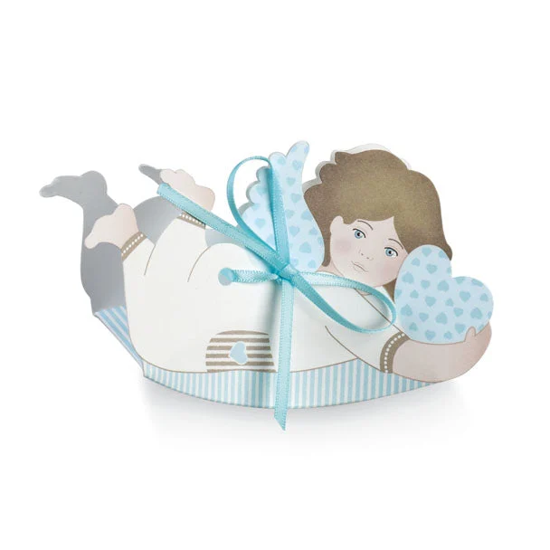 Scotton Angioletto Seduto 90 x 30 x 75 Mm Azzurro 10 Pz