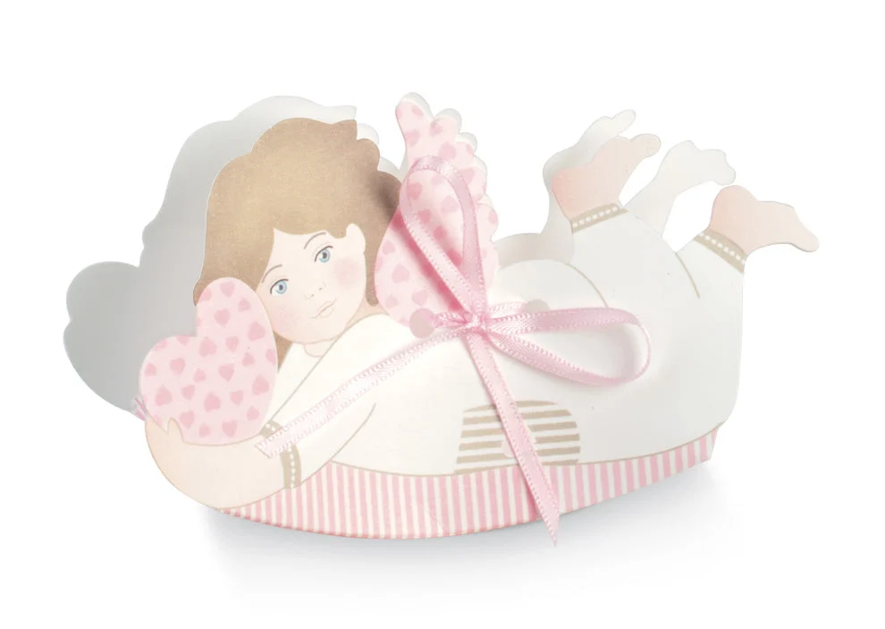 Scotton Angioletto Seduto 90 x 30 x 75 Mm Rosa 10 Pz