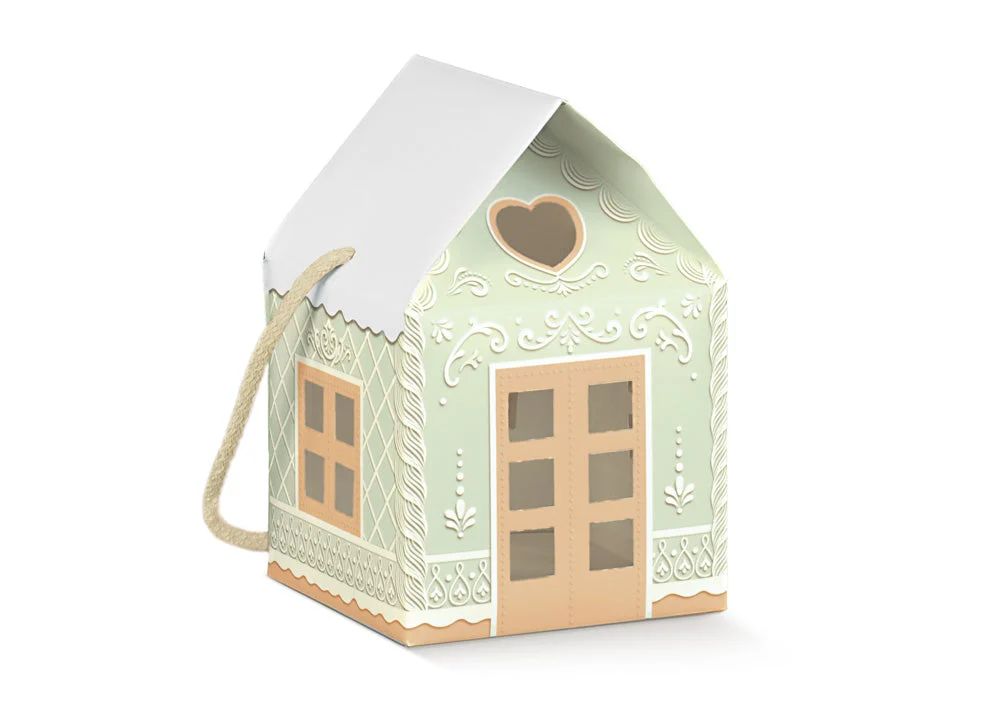 Scotton Casetta con Cordino 120 x 120 x 110 Green Little House 10 Pz