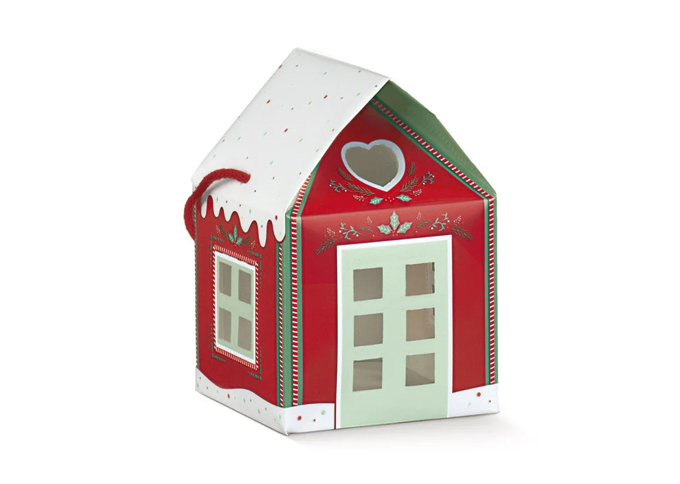 Scotton Casetta con Cordino 120 x 120 x 110 Mm Red 10 Pz
