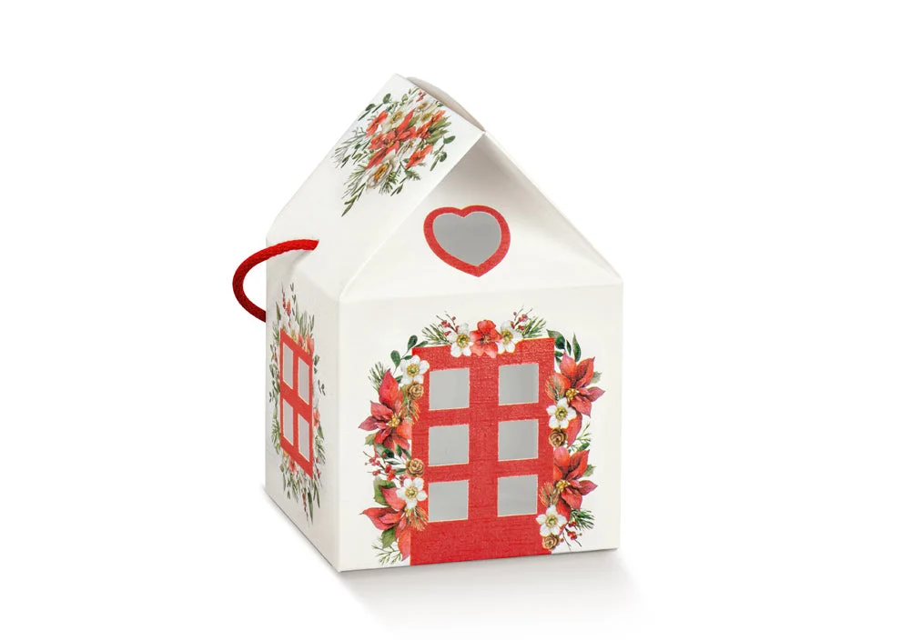 Scotton Casetta con Cordino 200 x 200 x 180 Mm White L. 2 Pz