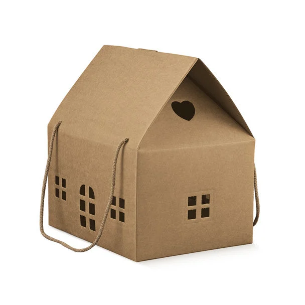 Scotton Casetta con Cordino 330 x 250 x 190 Mm Avana