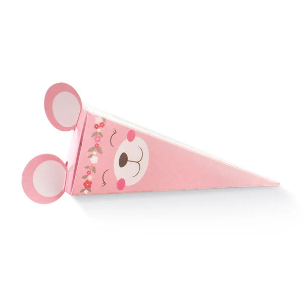 Scotton Cono Orsetta 125 Mm con Chiusura Rosa 10 Pz