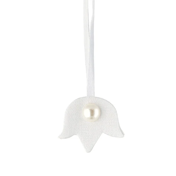Scotton Gigli con Perla 35 x 30 Mm Bianco 12 Pz