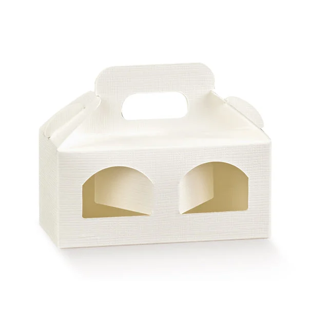 Scotton Portavasetti 2 Fori 110 x 50 x 50 Mm Bianco 10 Pz